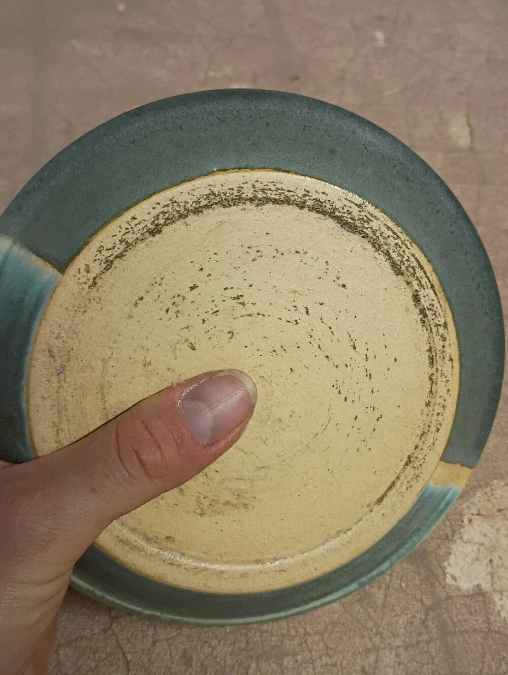Small Handmade Ceramic Plate